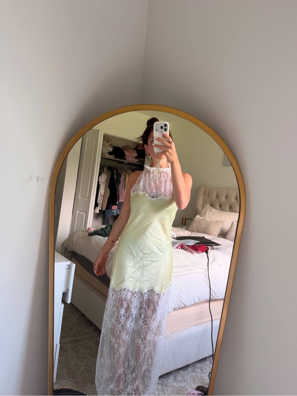 THIRD FORM Poetry High-Neck Lace Dress - Picture 4 of 4